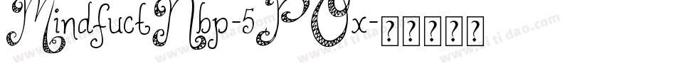 MindfuctNbp-5POx字体转换