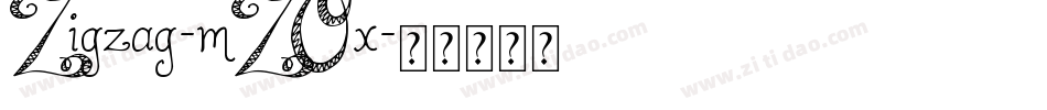 Zigzag-mZOx字体转换 Zigzag-mZOx字体转换