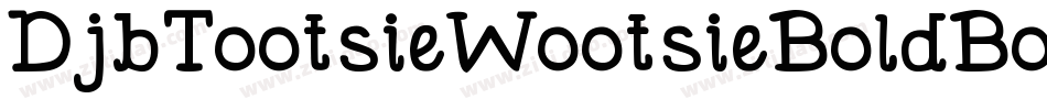 DjbTootsieWootsieBoldBold-AgYx字体转换