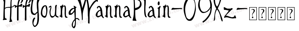 HffYoungWannaPlain-09Xz字体转换