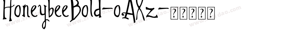 HoneybeeBold-oAXz字体转换