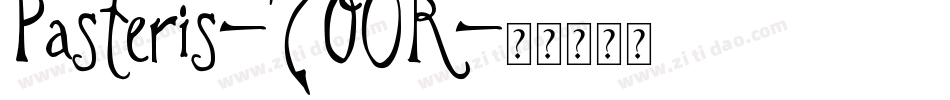Pasteris-7O0R字体转换