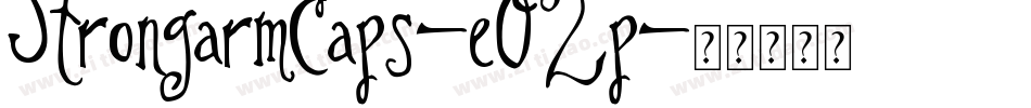 StrongarmCaps-eO2p字体转换