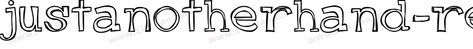 justanotherhand-regular-2字体转换