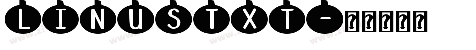 LINUSTXT字体转换
