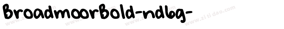 BroadmoorBold-nd6g字体转换