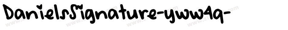 DanielsSignature-yww4q字体转换