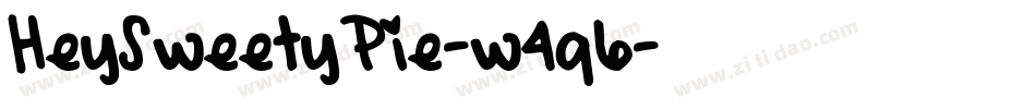 HeySweetyPie-w4q6字体转换