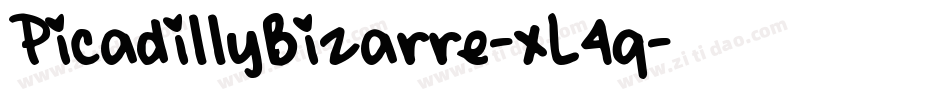 PicadillyBizarre-xL4q字体转换