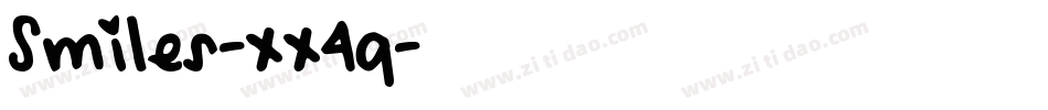 Smiles-xx4q字体转换
