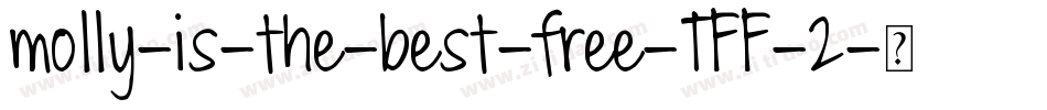 molly-is-the-best-free-TFF-2字体转换