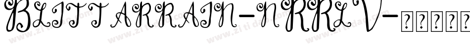 Blittarrain-nRRlV字体转换