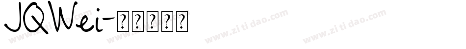 JQWei字体转换