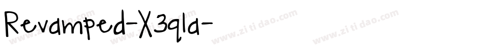 Revamped-X3q1a字体转换 Revamped-X3q1a字体转换