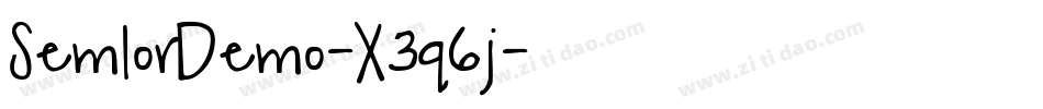 SemlorDemo-X3q6j字体转换