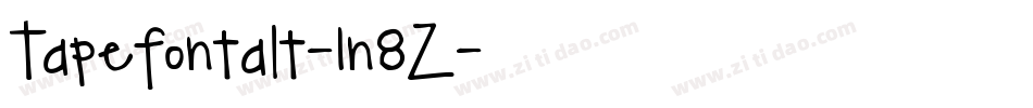 Tapefontalt-1n8Z字体转换