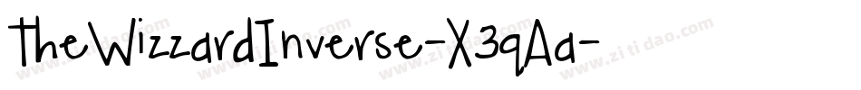 TheWizzardInverse-X3qAa字体转换