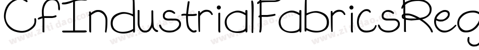 CfIndustrialFabricsRegular-Vy70字体转换