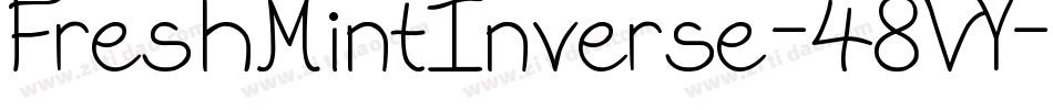 FreshMintInverse-48VY字体转换