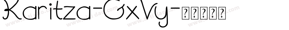 Karitza-GxVy字体转换