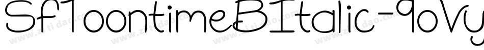 SfToontimeBItalic-9oVy字体转换 SfToontimeBItalic-9oVy字体转换