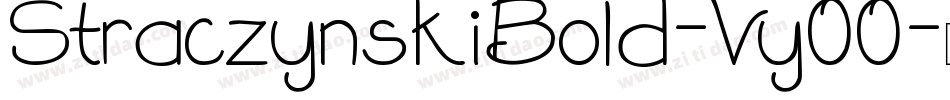 StraczynskiBold-Vy00字体转换