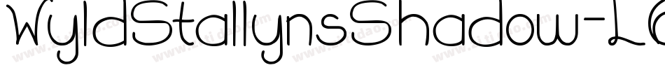 WyldStallynsShadow-L6Vy字体转换