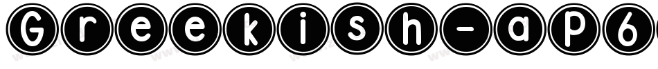 Greekish-aP6g字体转换