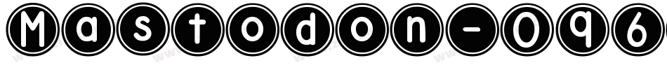 Mastodon-O96字体转换
