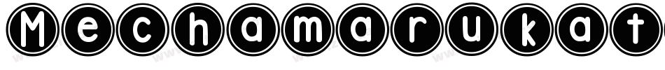 Mechamarukat-OE96字体转换