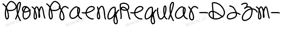 PlomPraengRegular-D2Zm字体转换 PlomPraengRegular-D2Zm字体转换