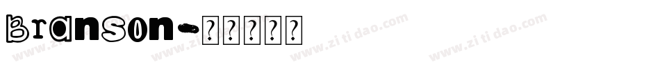 Branson字体转换