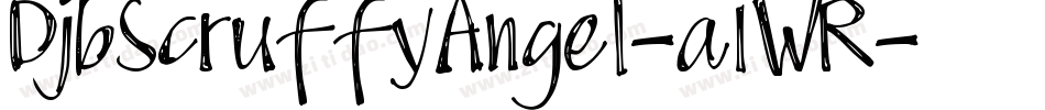 DjbScruffyAngel-a1WR字体转换