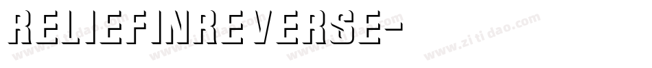 ReliefInReverse字体转换