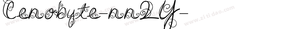 Cenobyte-nn2Y字体转换 Cenobyte-nn2Y字体转换