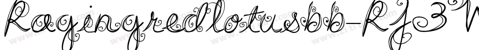Ragingredlotusbb-RJ3W字体转换 Ragingredlotusbb-RJ3W字体转换