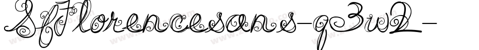 SfFlorencesans-q3w2字体转换 SfFlorencesans-q3w2字体转换