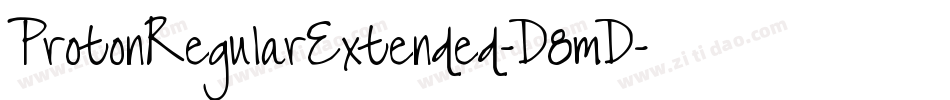ProtonRegularExtended-D8mD字体转换