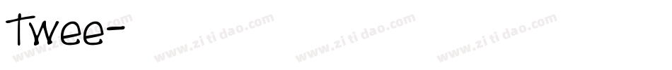 Twee字体转换