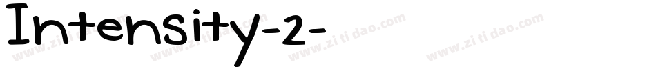 Intensity-2字体转换
