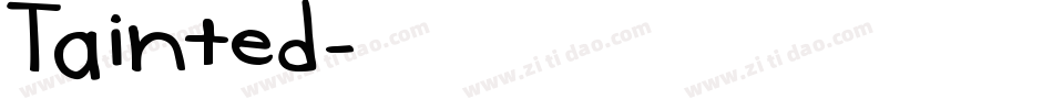 Tainted字体转换