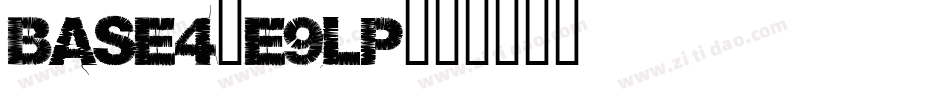 Base4-e9lp字体转换