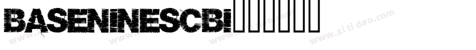 BaseNineSCBI字体转换
