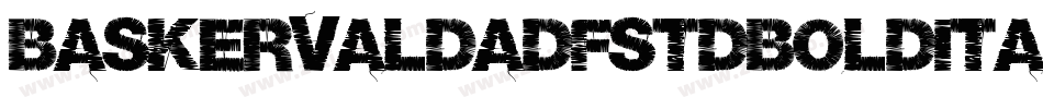 BaskervaldadfstdBolditalic-aW05字体转换