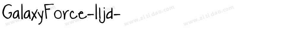 GalaxyForce-l1jd字体转换