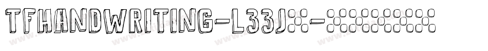 TfHandwriting-L33J4字体转换