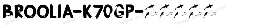 Broolia-K70gp字体转换
