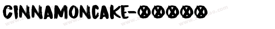 Cinnamoncake字体转换