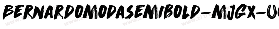 Bernardomodasemibold-mJGx字体转换
