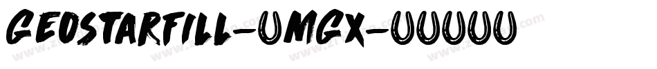 GeostarFill-4MGx字体转换